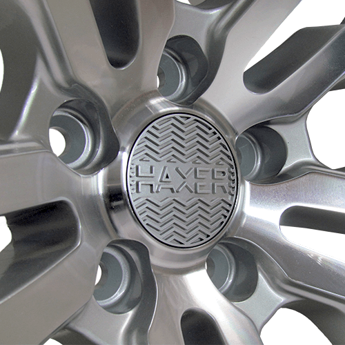 HAXER HX035 In Silver Machined